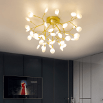 Firefly Art Tree Ceiling Light Nordic Style Simple Modern