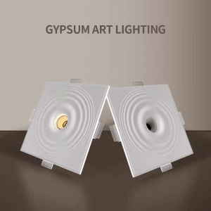 2 Water Ripple Embedded Gypsum Lamp